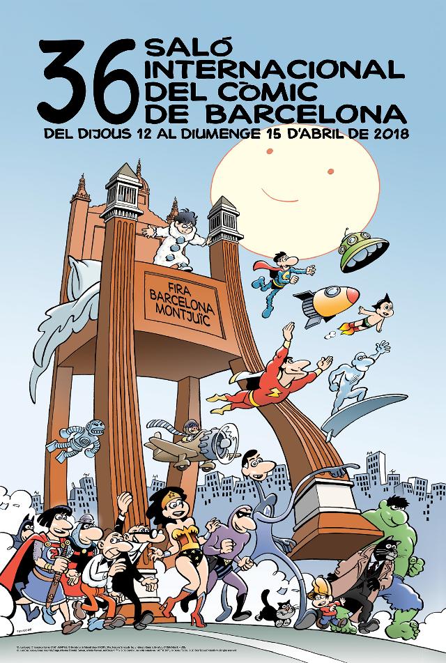 Cartell 36 Saló Internacional del Còmic de Barcelona