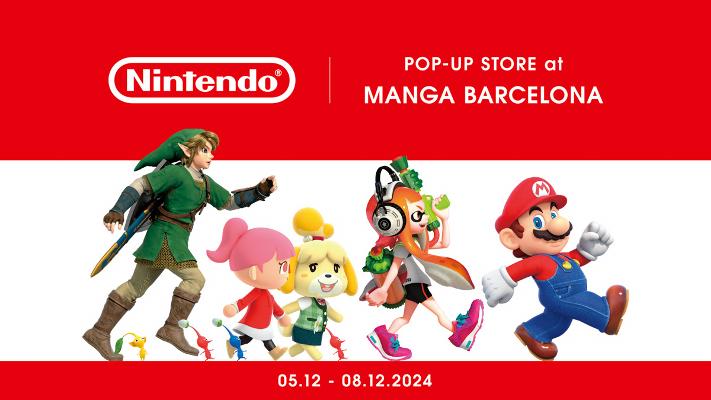 LA PRIMERA POP-UP STORE DE NINTENDO EN ESPAÑA ABRIRÁ SUS PUERTAS EN MANGA BARCELONA 