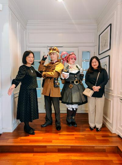 THE CULTURE OF COSPLAY SHINES AT THE RESIDENCE OF THE CONSUL OF JAPAN IN BARCELONA.