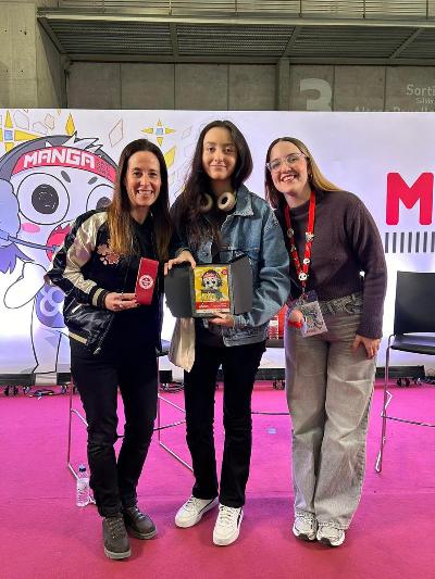 BIANCA JARRÍN REP EL PREMI DEL CONCURS DE MANGA 2025 AL 31 MANGA BARCELONA